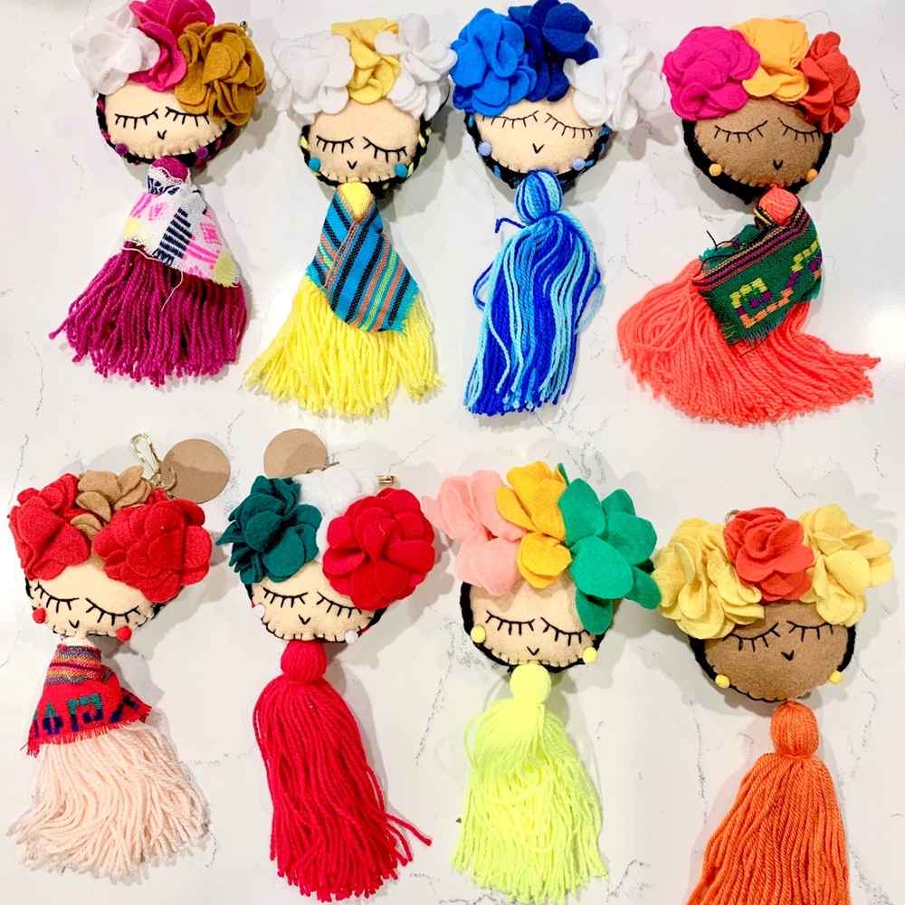 Mexican handcrafted traditional keychains